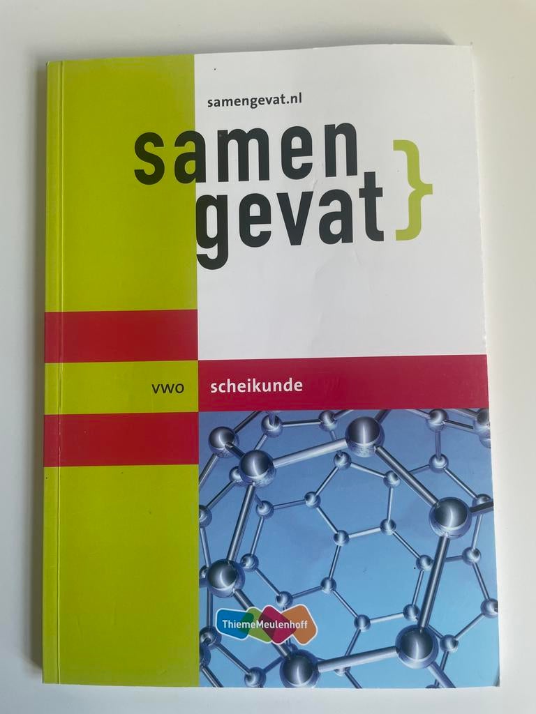 Samengevat VWO Scheikunde, Ophalen of Verzenden, Beta, Zo goed als nieuw