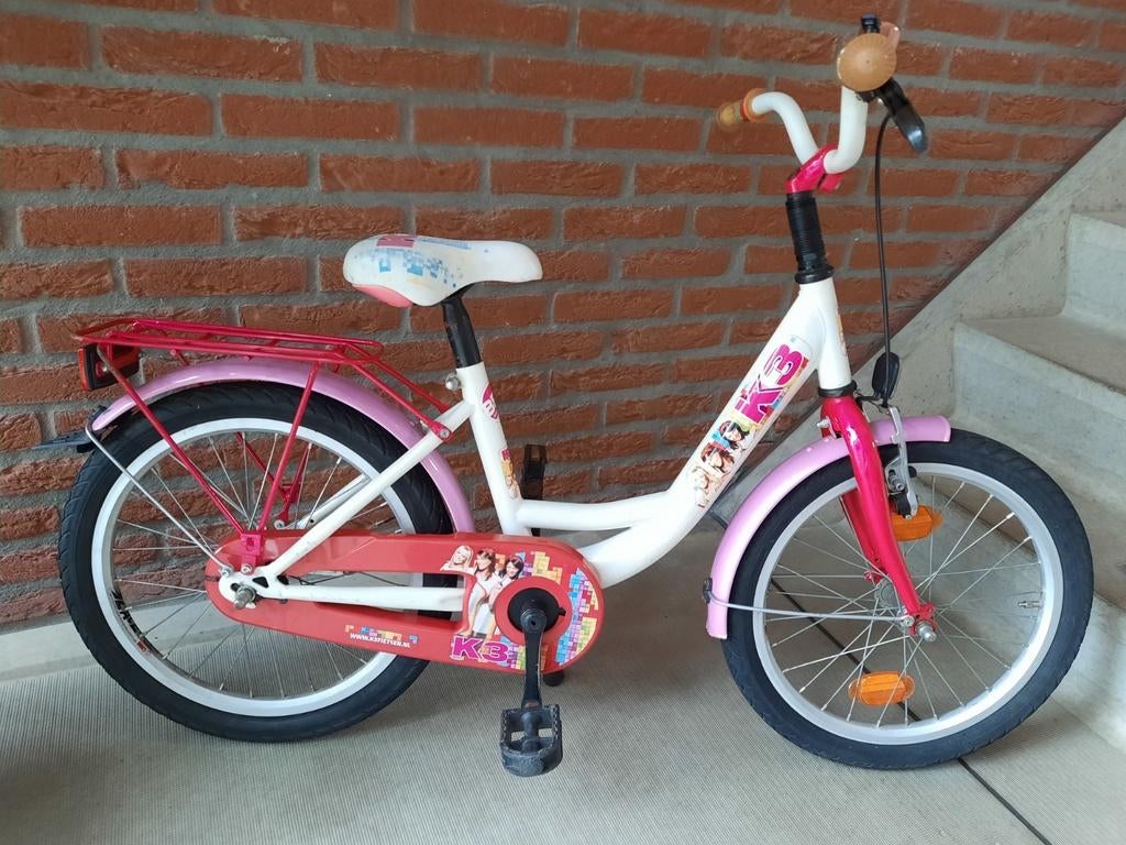 K3 meisjesfiets 18 inch - zo goed als nieuw., Ophalen, Zo goed als nieuw, 16 tot 20 inch, K3