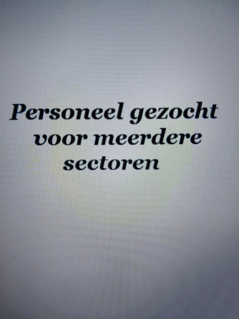 Bouw personeel gezocht goede verdiensten en andere sectoren
