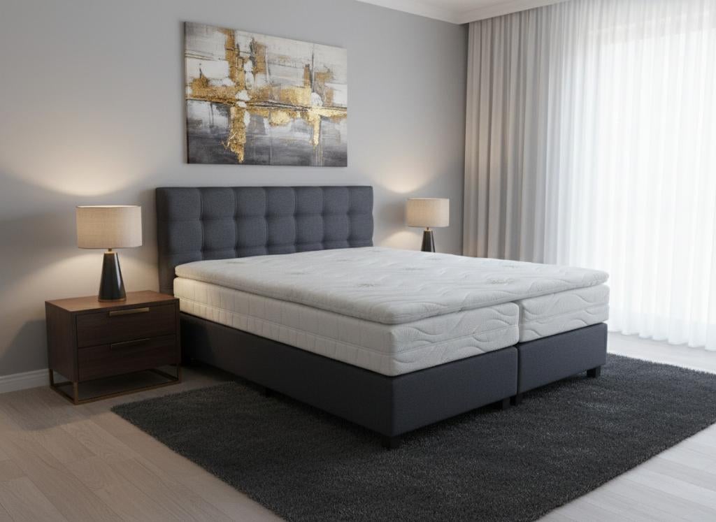 BOXSPRING 180 x 200 Hilton LUXURY / voorraad / incl montage, Iboxz, Info@iboxz.nl, 180 cm, 200 cm