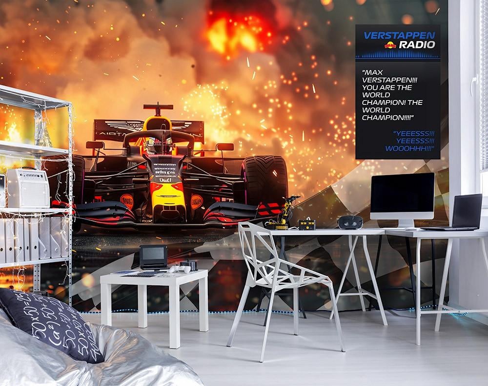 Fotobehang / Behang - Formule 1 - Max Verstappen, Verzenden, Nieuw, Formule 1