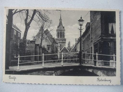P161 Delft - Boterbrug, Verzenden, 1920 tot 1940, Ongelopen, Zuid-Holland