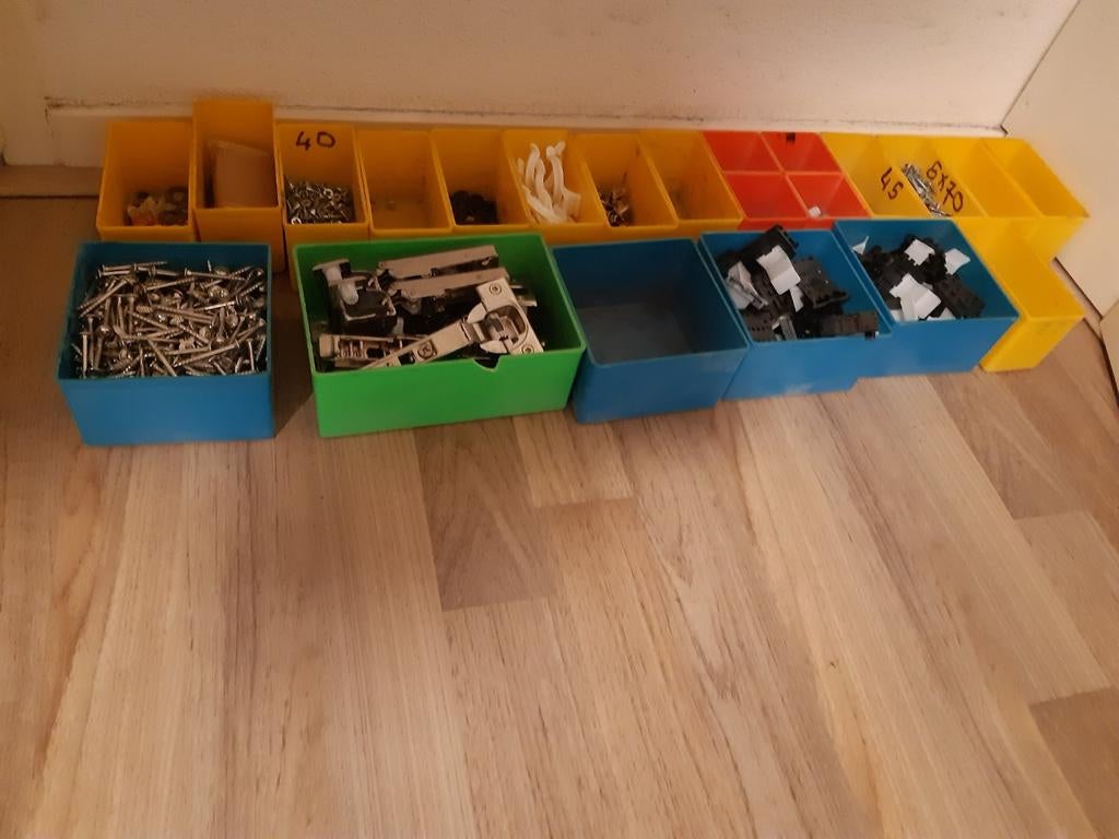 Festool sorteren bakjes, Ophalen