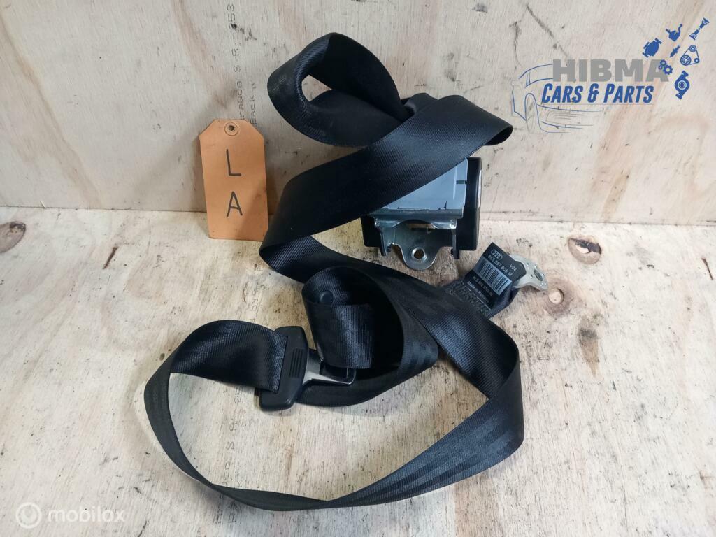 Audi A4 Avant B7 Gordel Links Achter 8E5857805M 2004 - 2011, Ophalen of Verzenden, Gebruikt