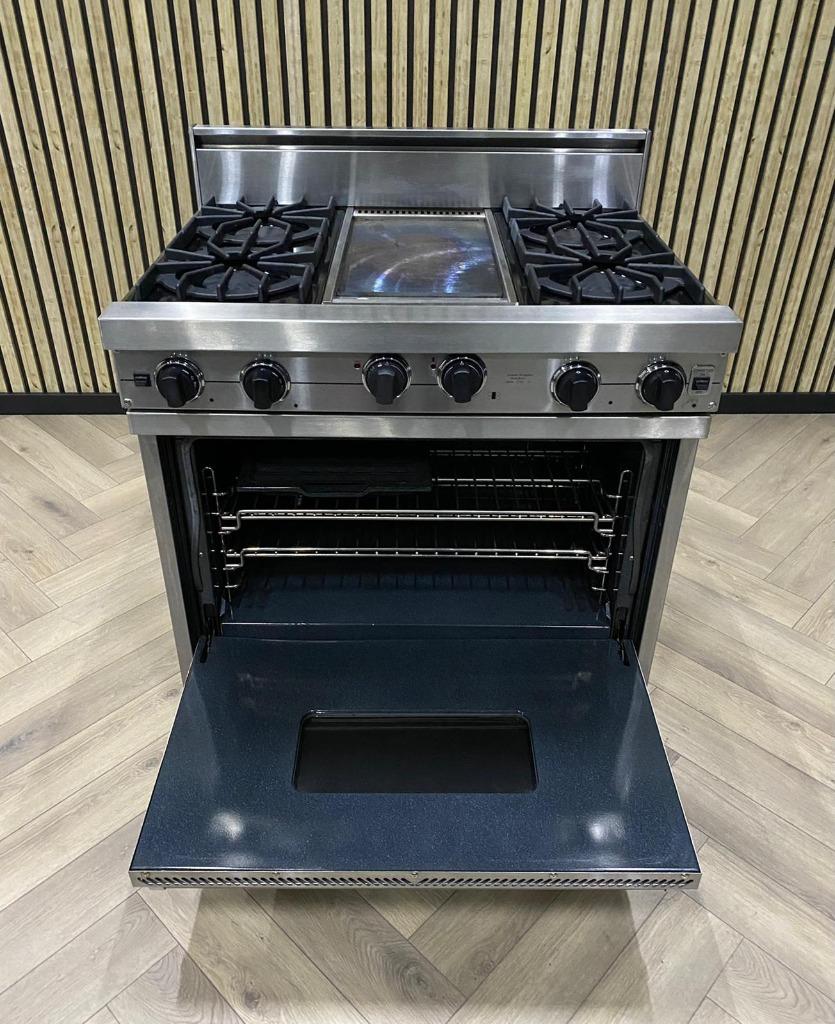 Prachtig Amerikaans Viking Fornuis 91CM Gas + Grillplaat, Witgoed en Apparatuur, 60 cm of meer, Ophalen of Verzenden, Zo goed als nieuw