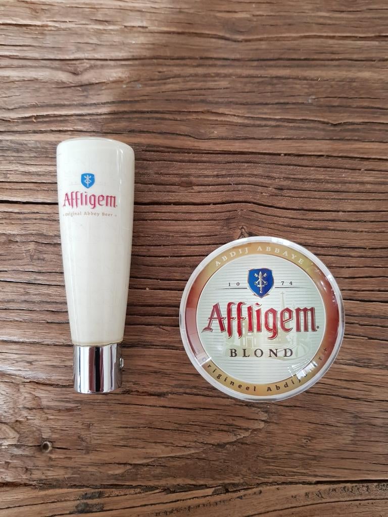 Affligem Tapknop en taplens, Verzamelen, Biermerken, Ophalen of Verzenden, Overige merken