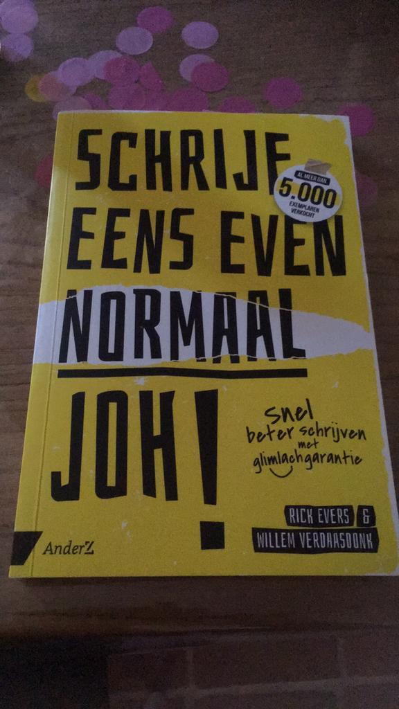 Rick Evers - Schrijf eens even normaal, joh!, Boeken, Wetenschap, Zo goed als nieuw, Sociale wetenschap, Ophalen of Verzenden