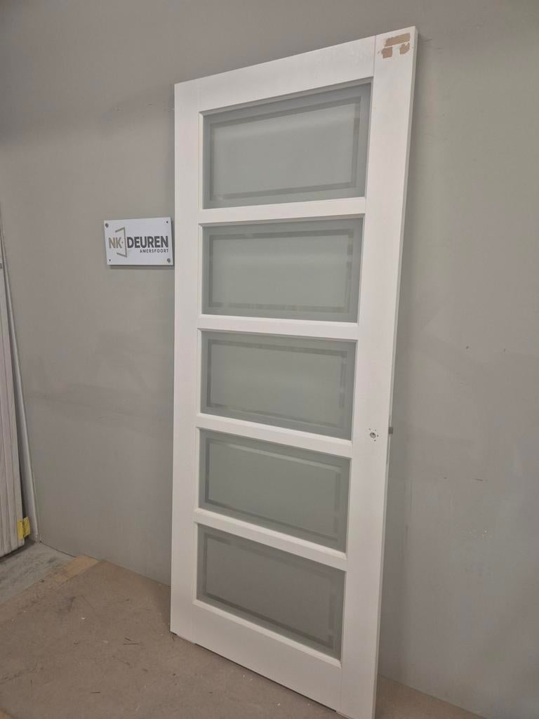 Skantrae Stompe glasdeur (93x231,5) Ongebruikt, Doe-het-zelf en Verbouw, Ophalen, Zo goed als nieuw, Binnendeur, 215 cm of meer