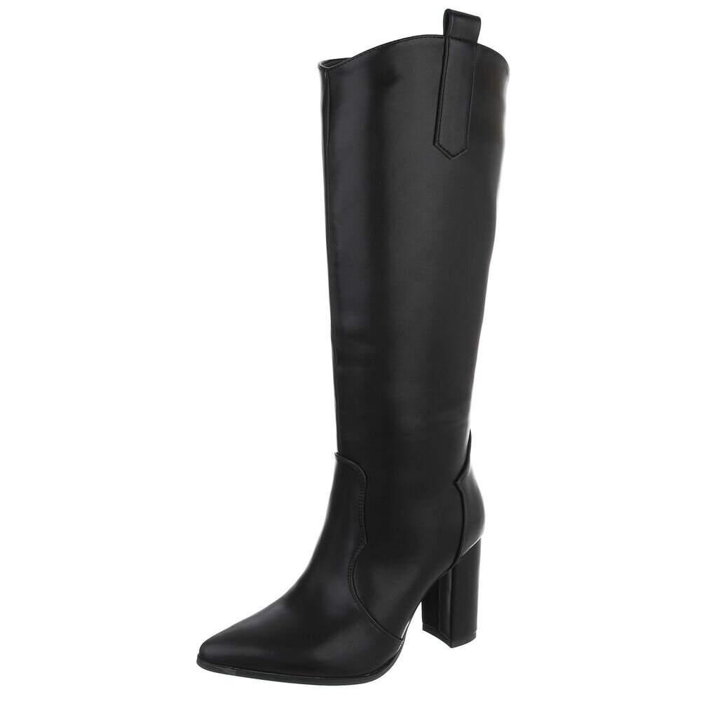 Dames hoge laarzen high heels zwart 36 37 38 39 40 41, Kleding | Dames, Schoenen, Nieuw, Hoge laarzen, Zwart, Ophalen of Verzenden