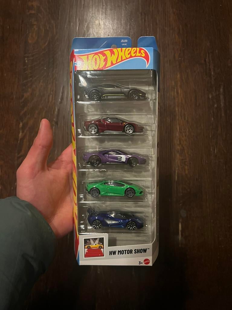 Hot Wheels 5 pack (Supercars), Hobby en Vrije tijd, Modelauto's | Overige schalen, Ophalen of Verzenden, Nieuw, Auto