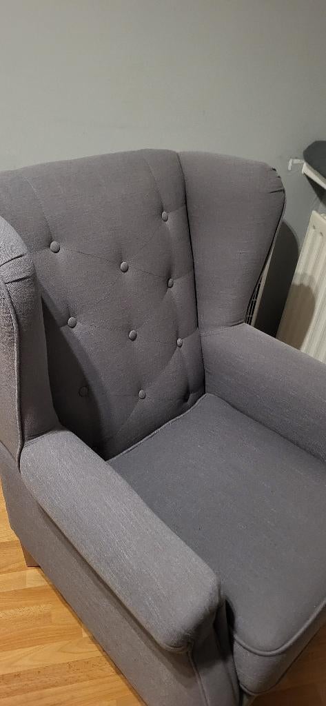 Fauteuil, Huis en Inrichting, Fauteuils, Ophalen, Gebruikt, 75 tot 100 cm, Stof
