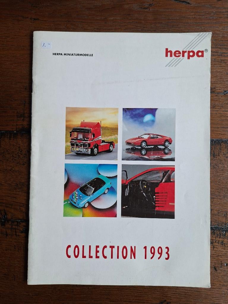 Catalogus van Herpa Collection 1993, Ophalen of Verzenden, Zo goed als nieuw, Catalogus