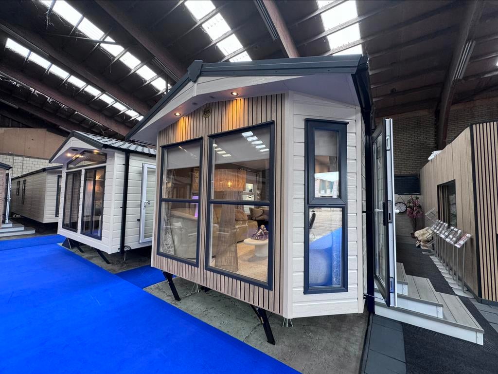 Chalet Nordik 10m-3.70m, bij World Caravans&Chalets!, Caravans en Kamperen, Stacaravans, Tot en met 4