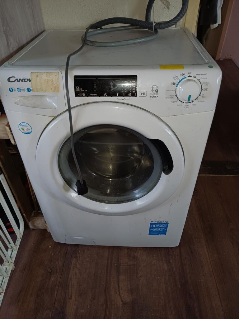 Candy Wasmachine Voorlader - Gebruikt, Witgoed en Apparatuur, Wasmachines, Gebruikt, Voorlader, 4 tot 6 kg, 85 tot 90 cm, Minder dan 1200 toeren