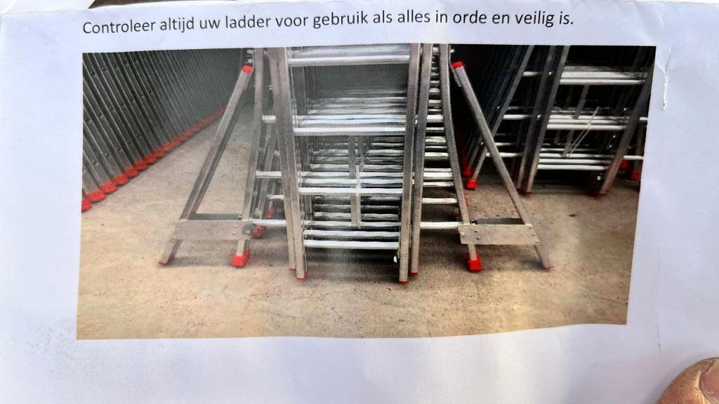 ladder voet, verbrede 6 stuks, nieuw, Doe-het-zelf en Verbouw, Ophalen, Nieuw, Trap, 4 meter of meer