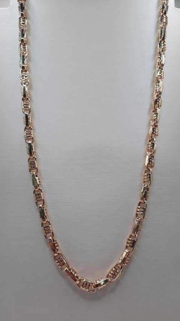 gouden fantasie ketting 14kt, Sieraden, Tassen en Uiterlijk, Kettingen, Www.bredajuwelier.nl, Nieuw, Ophalen of Verzenden, Www.bredajuwelier.nl