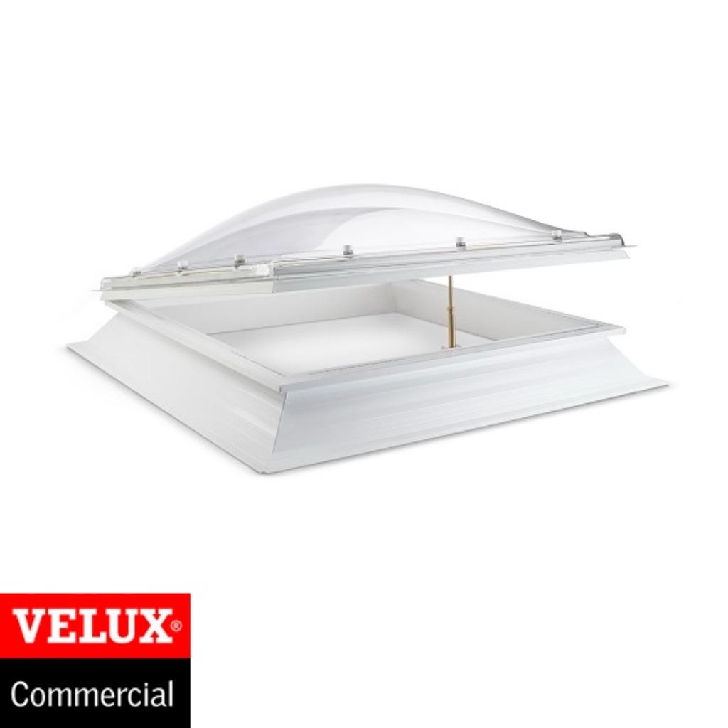 Velux JetBik lichtkoepel 100x100cm - NERGENS GOEDKOPER!, Kunststof, Zwart, Overige typen, Nieuw