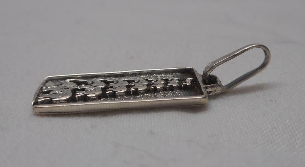 Zilveren aparte hanger olifanten toren nr.1734, Verzenden, Zo goed als nieuw, Zilver, Dier