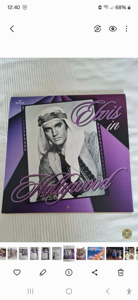 Elvis Presley E.P.E Elvis In Hollywood Calendar 1998, Ophalen of Verzenden, Zo goed als nieuw, Poster, Artwork of Schilderij