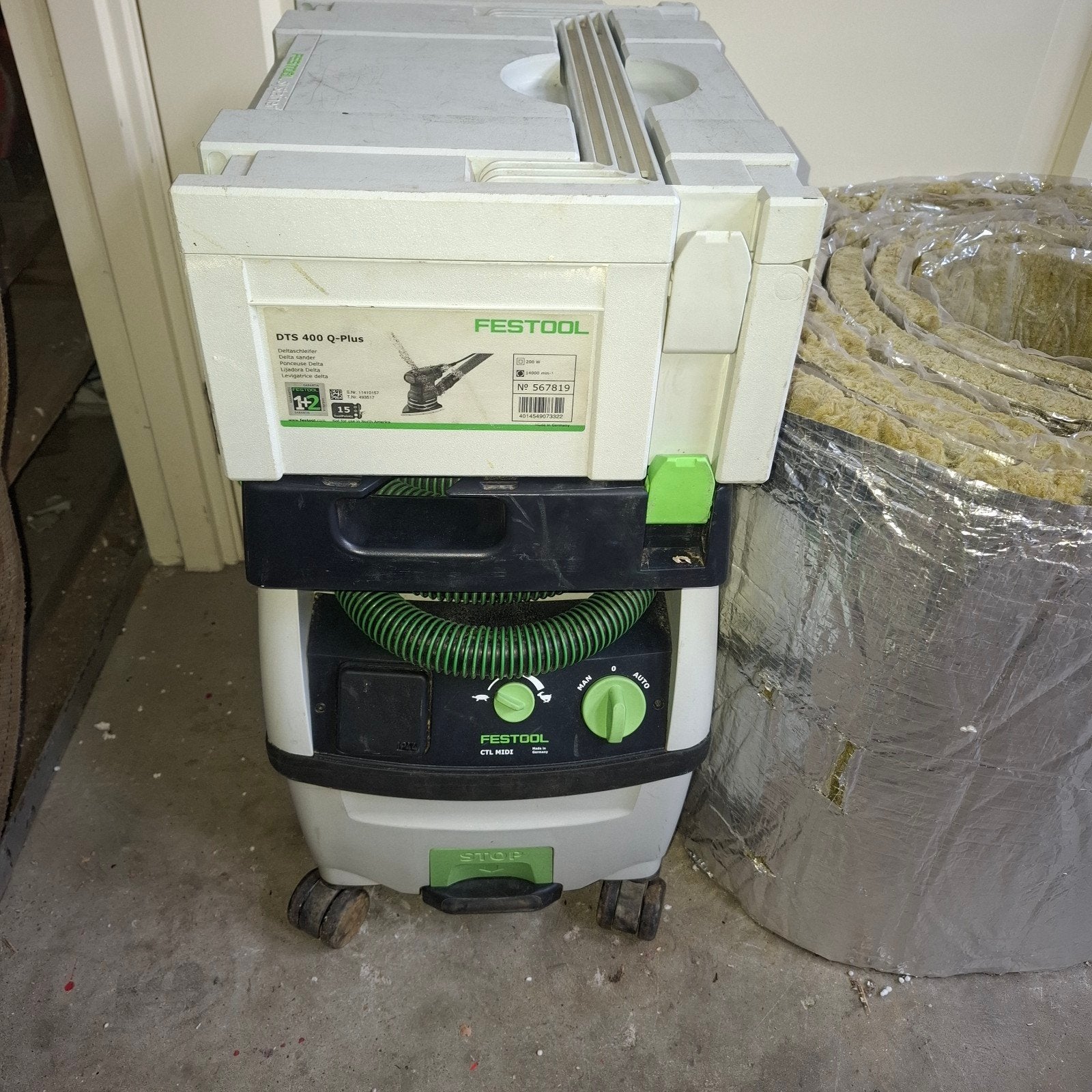 FESTOOL SCHUURMACHINE STOFZUIGER DTS 400 Q PLUS CTL MIDI, Ophalen of Verzenden