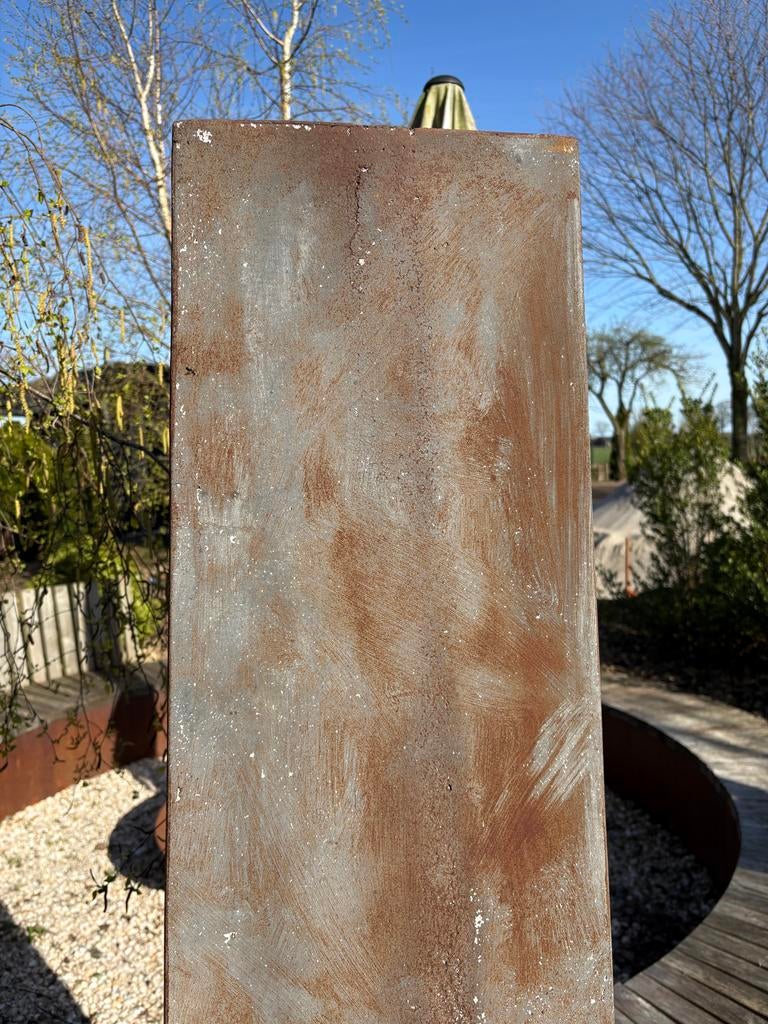 Polyester Fiber Zuil met Roestverf - 150cm Hoog, Ophalen, Kunststof, Gebruikt, .