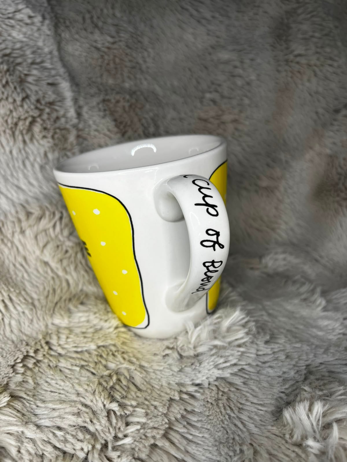 Blond Amsterdam a cup of blond geel, Ophalen, Mok, Zo goed als nieuw, Aardewerk