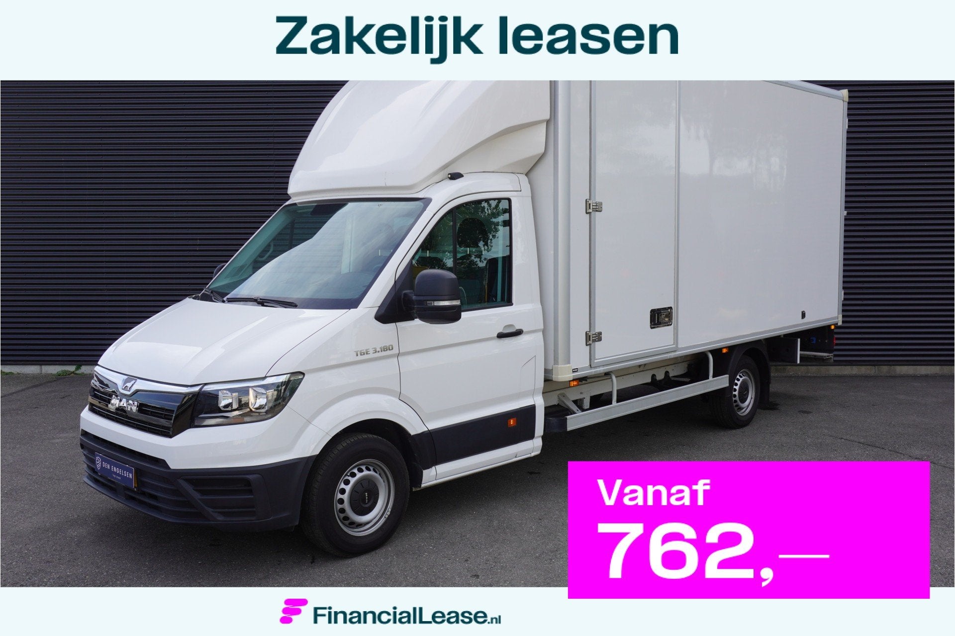 MAN TGE 3.180 Automaat 177 PK Bakwagen EL Meubelbak Cruise C, Stof, Gebruikt, 4 cilinders, MAN