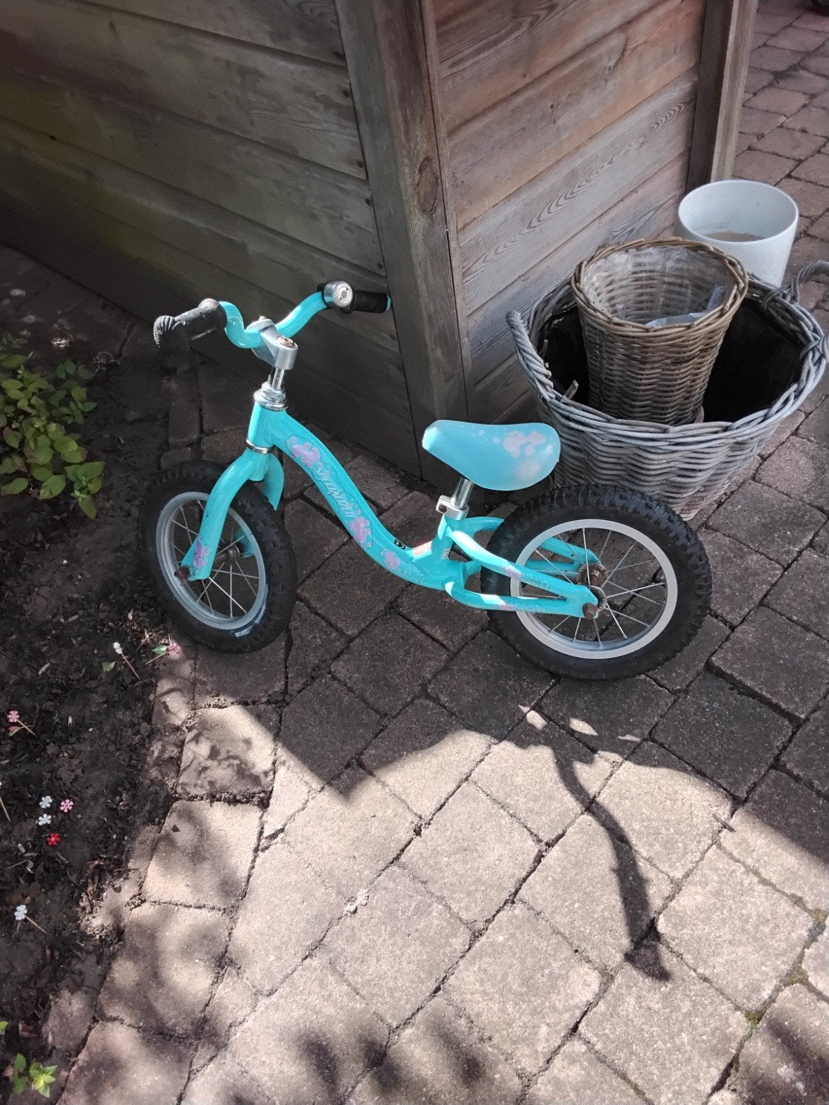 onverwoestbaar loopfietsje, Ophalen, Gebruikt