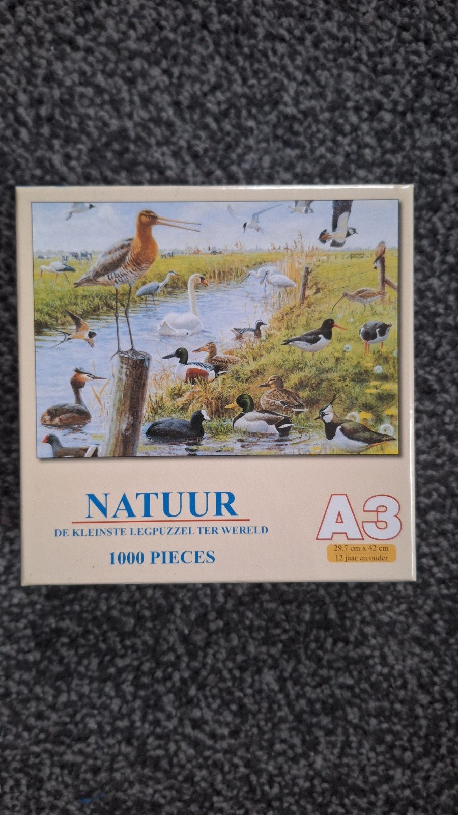 Natuur legpuzzel 1000 stukjes - De kleinste ter wereld A3, Ophalen of Verzenden, 500 t/m 1500 stukjes, Nieuw, Legpuzzel