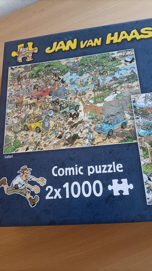 2 Jan van Haasteren puzzels, Ophalen, 500 t/m 1500 stukjes, Zo goed als nieuw