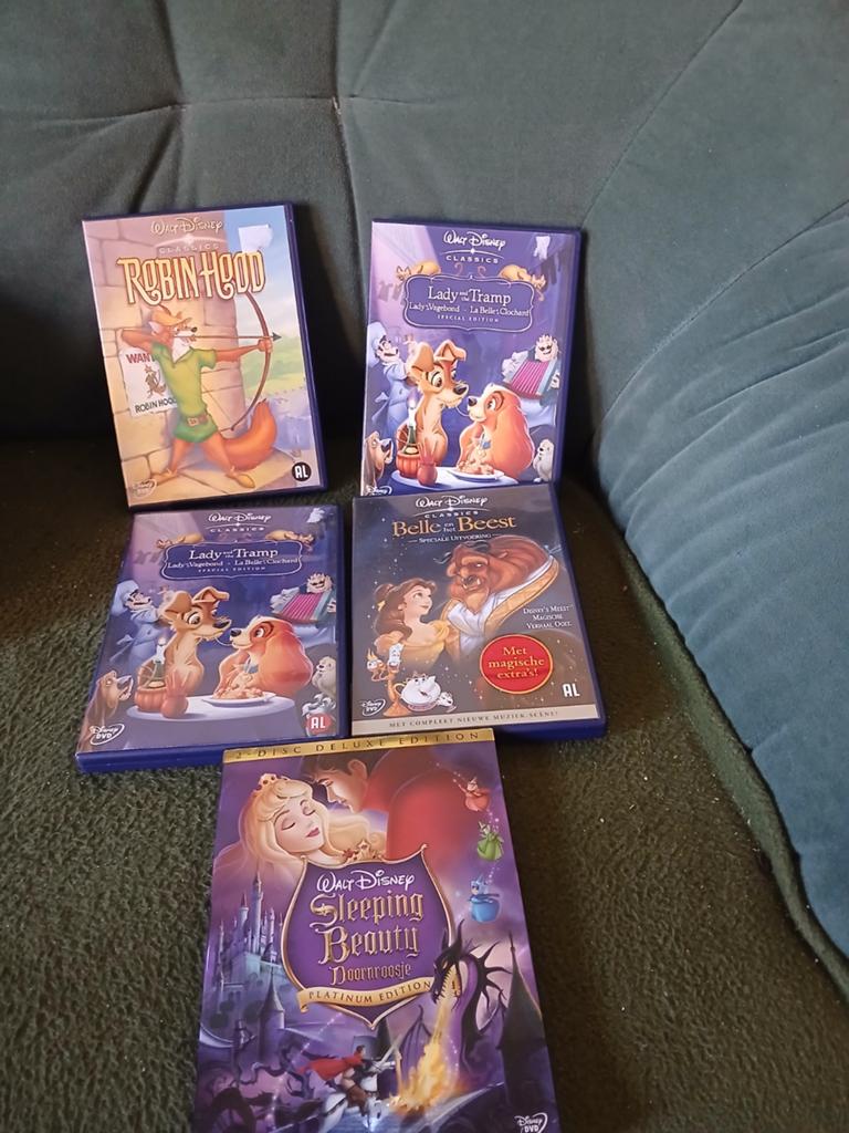Diverse disney dvds, Alle leeftijden, Ophalen, Zo goed als nieuw, Overige soorten