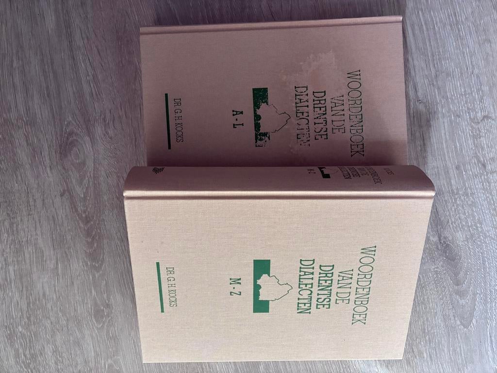 Woordenboek van de Drentse Dialecten (2 delen), Ophalen of Verzenden, Zo goed als nieuw, Overige uitgevers, Nederlands