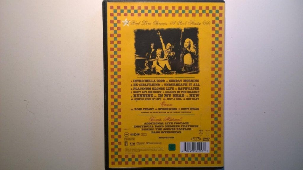 No Doubt - Rock Steady Live (DVD), Alle leeftijden, Ophalen of Verzenden, Zo goed als nieuw, Concert