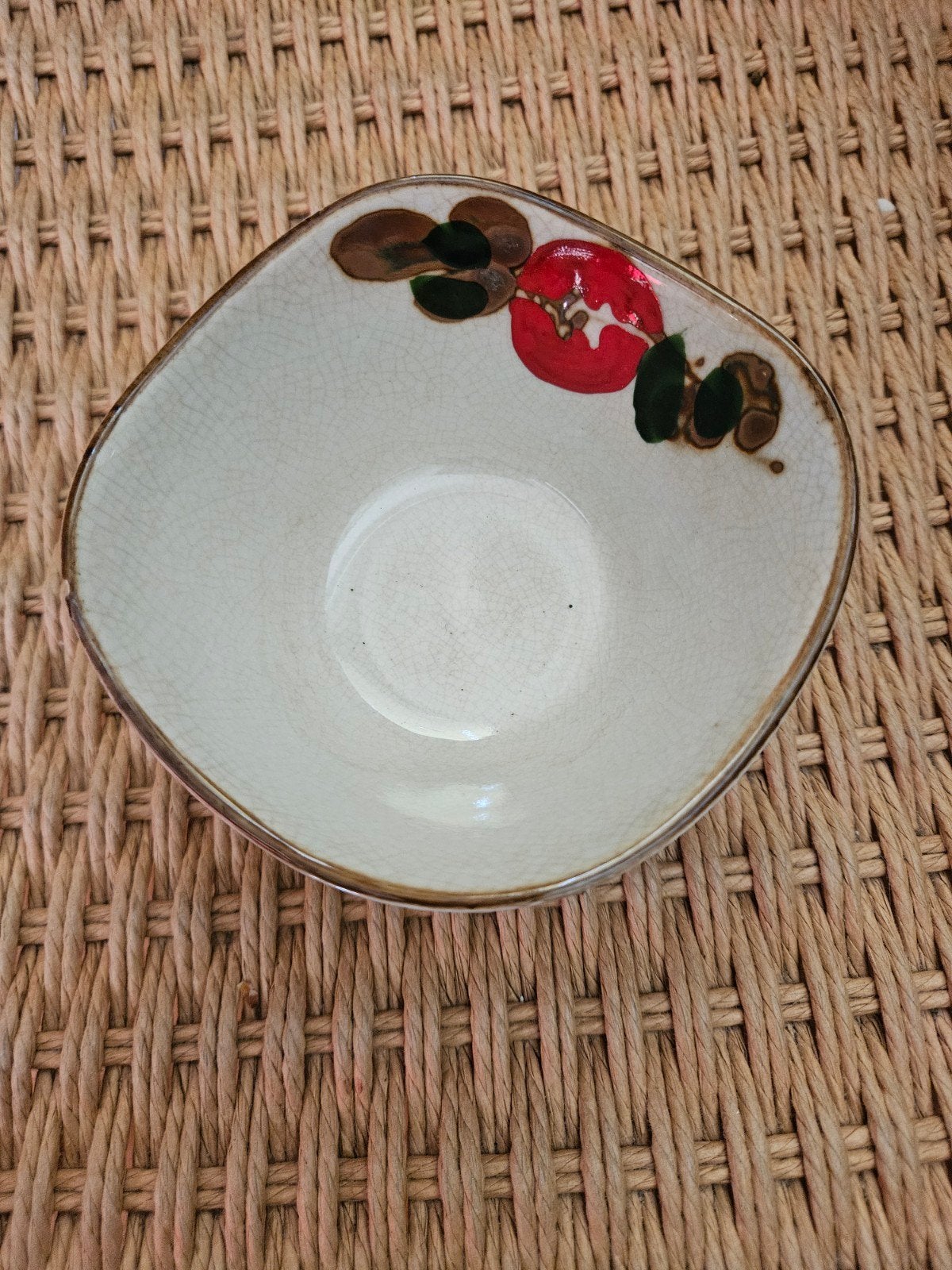 Vintage Niko schaaltje, hand beschilderd, uit erfenis, Antiek en Kunst, Antiek | Keramiek en Aardewerk, Ophalen of Verzenden