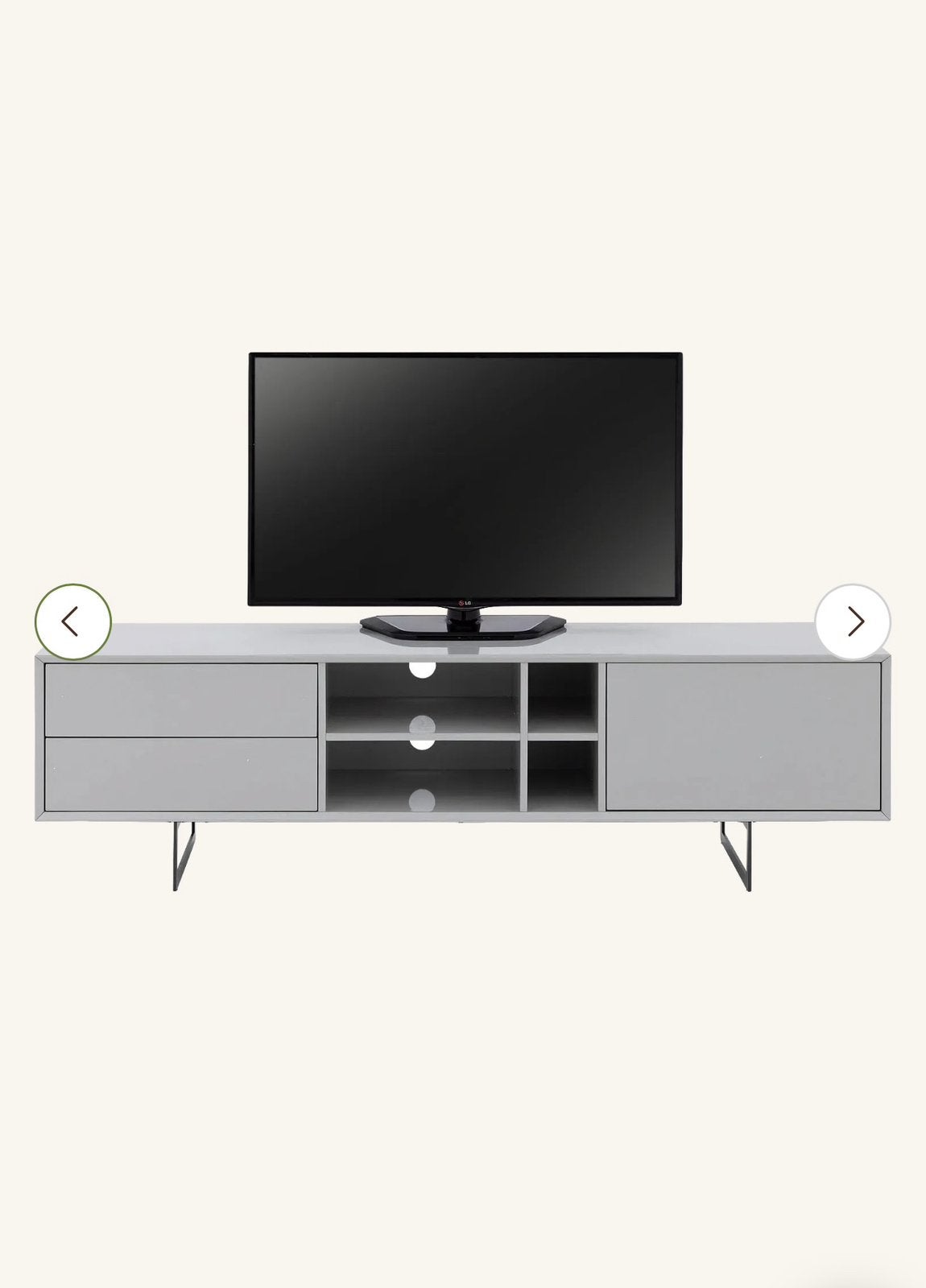 Tv meubel hoogglans grijs, Huis en Inrichting, Ophalen, 150 tot 200 cm, Nieuw, Minder dan 100 cm