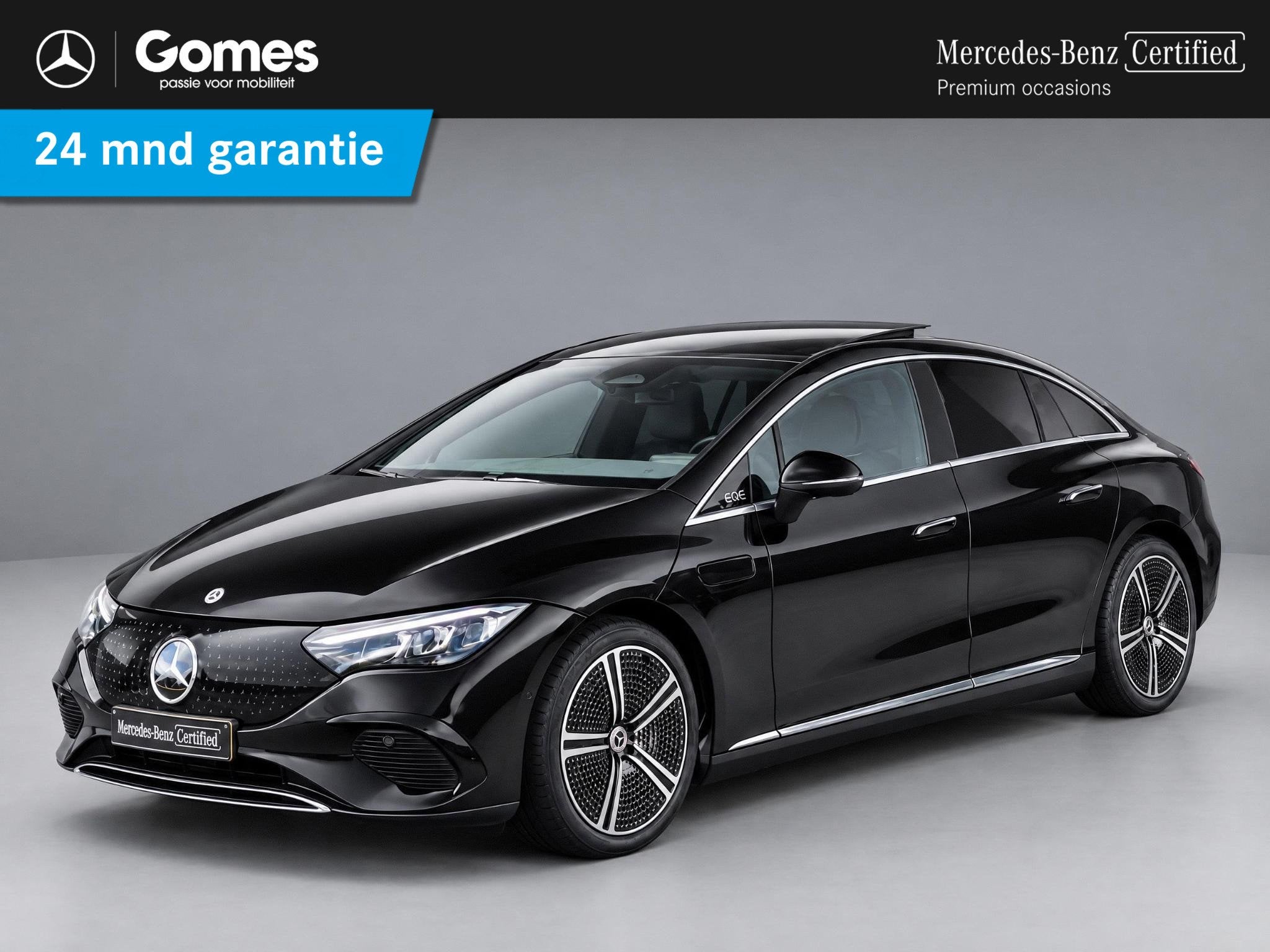 Mercedes-Benz EQE 300 Luxury Line 89 kWh | Panoramadak | Ach, Auto diversen, Automaat, Zwart, Mercedes-Benz, Elektrisch