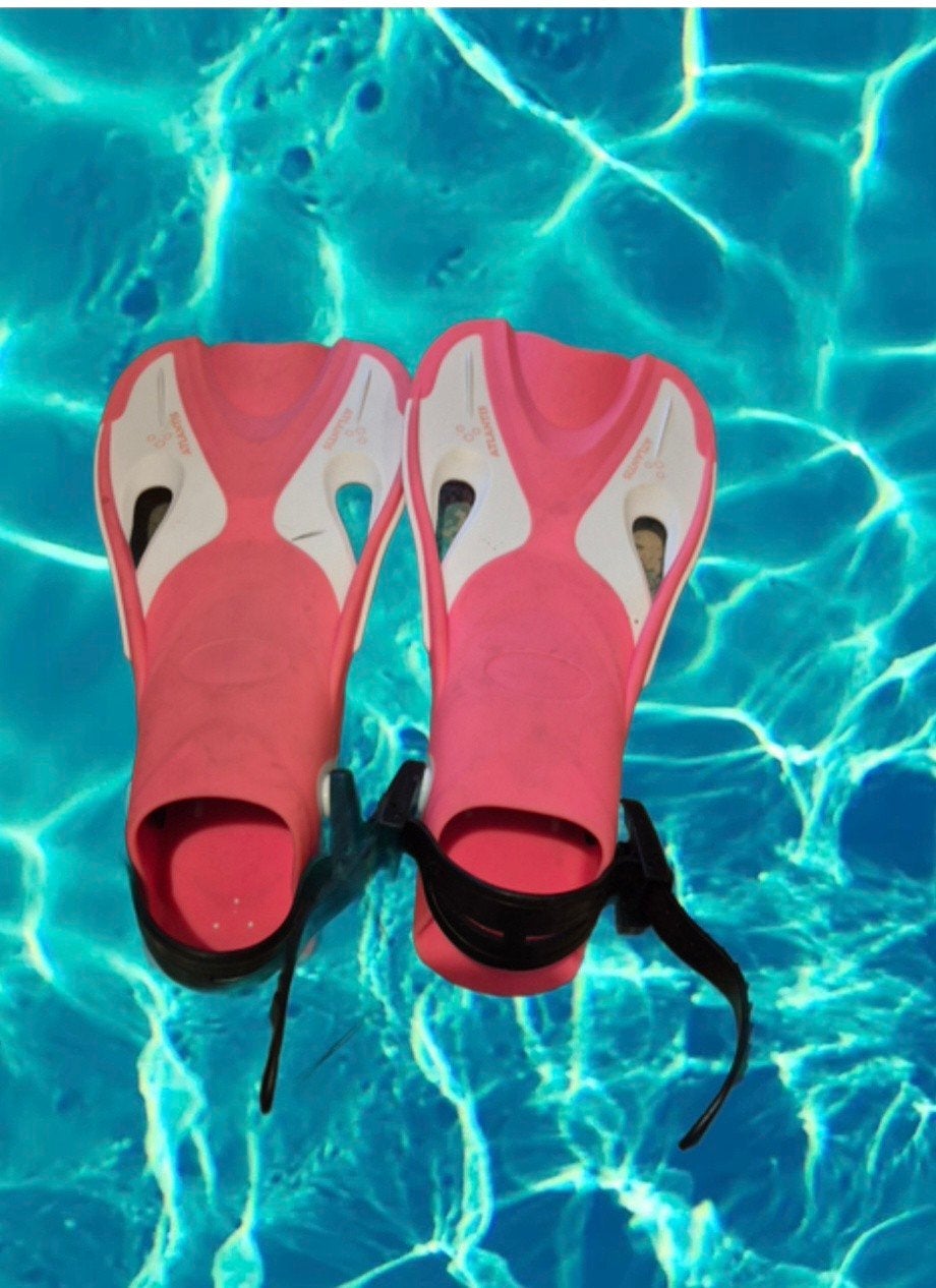 Atlantis Zwemvliezen Roze - Maat 31-36, Watersport en Boten, Ophalen of Verzenden, Gebruikt, Zwem- of Duikvliezen