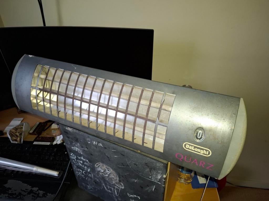 DeLonghi Terrasheater met 3 standen, Ophalen, Gebruikt, Elektrisch, Wand