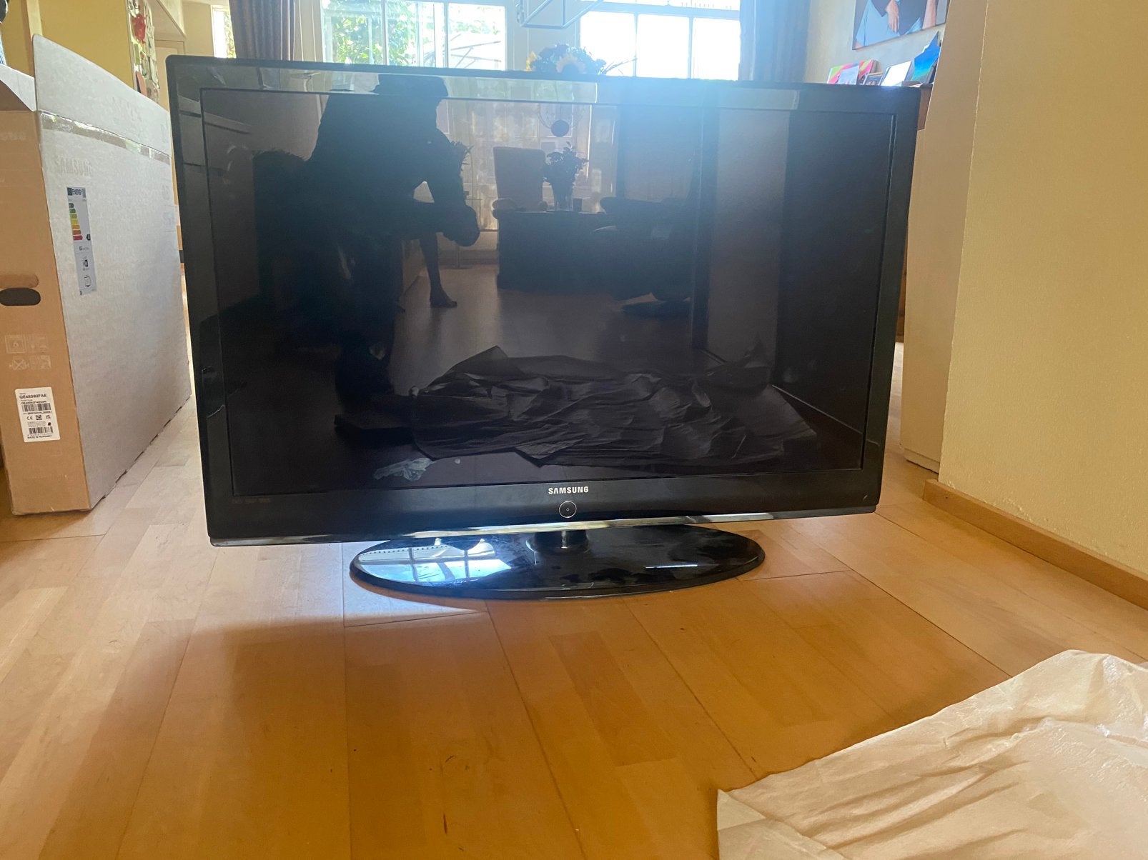 46” Samsung tv - met standaard - full HD, Ophalen, Gebruikt