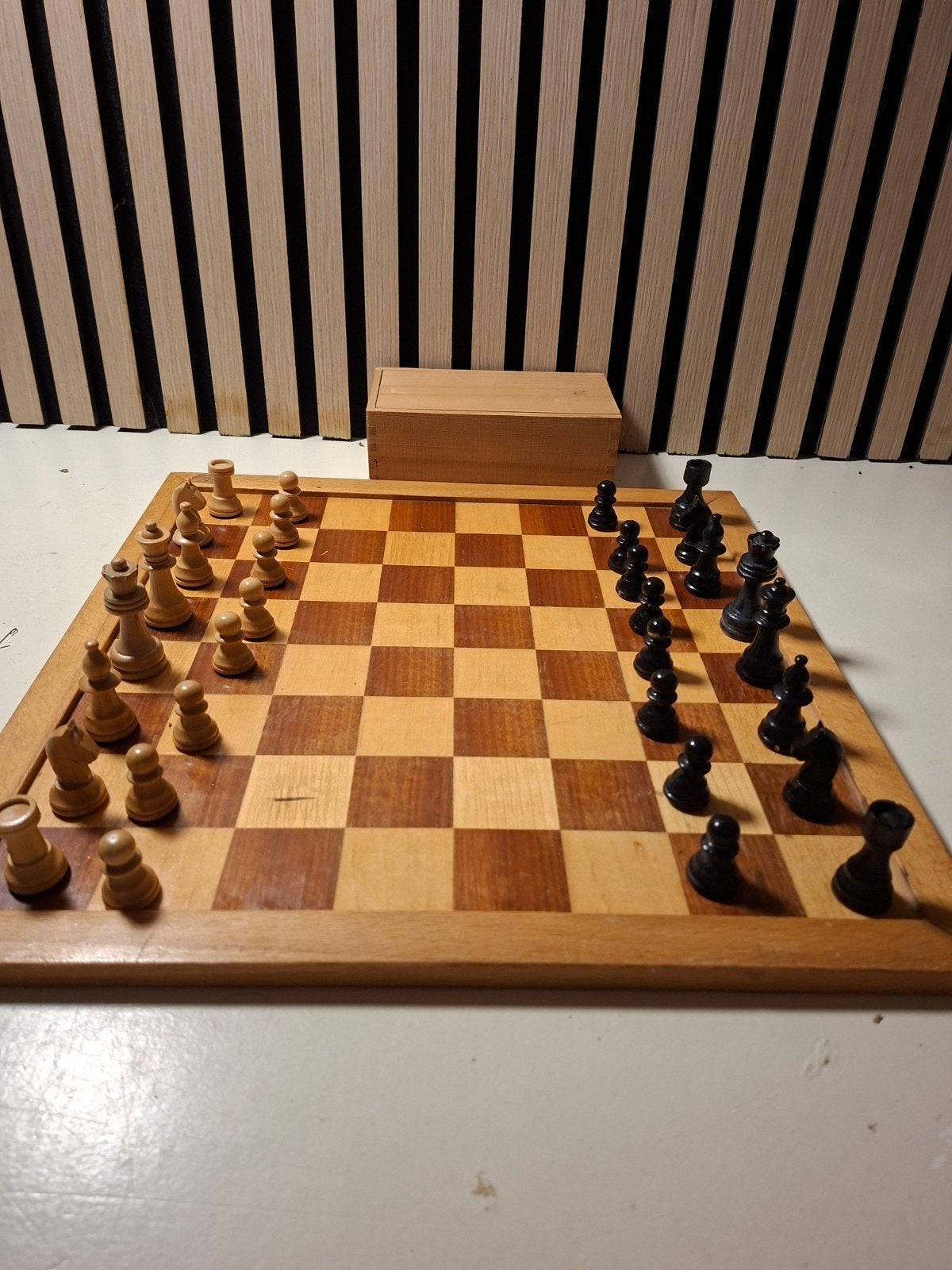 houten schaakspel en damspel, Hobby en Vrije tijd, Ophalen of Verzenden