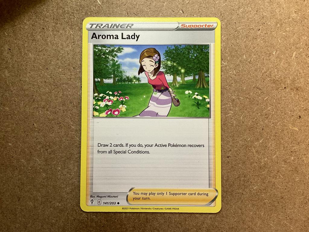 1x Aroma Lady [EVS 141/203] (Excellent), Ophalen of Verzenden, Zo goed als nieuw, Losse kaart