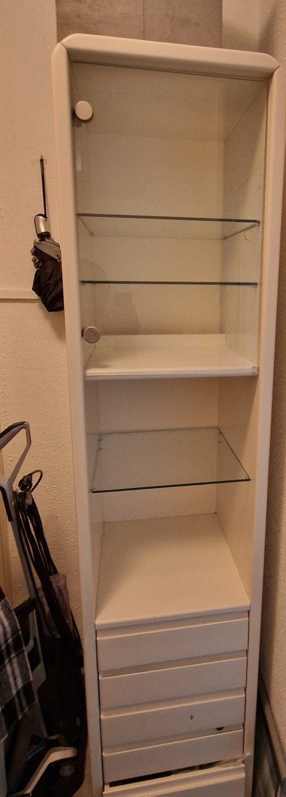 Gratis kast met laden. 45 x 46 x 200cm., Huis en Inrichting, Kasten | Boekenkasten, Ophalen of Verzenden, 25 tot 50 cm, Minder dan 50 cm