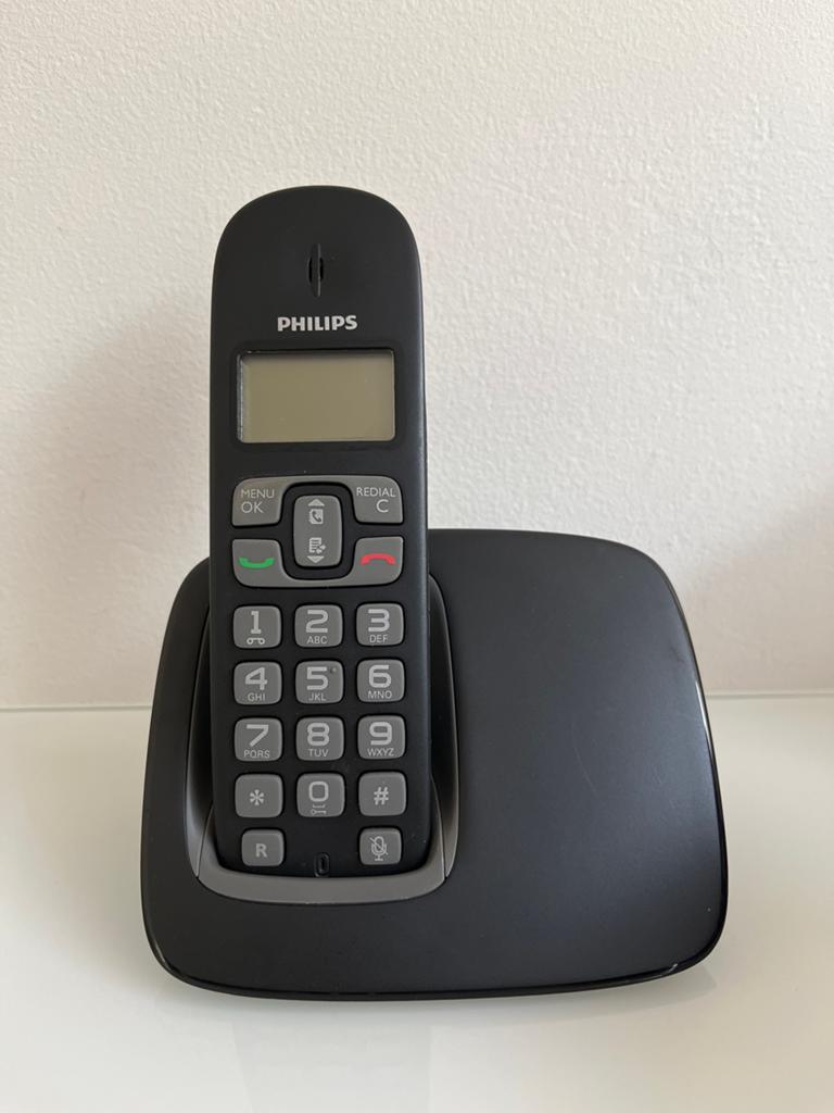 Philips draadloze huistelefoon met basisstation, Ophalen of Verzenden, Zo goed als nieuw, 1 handset