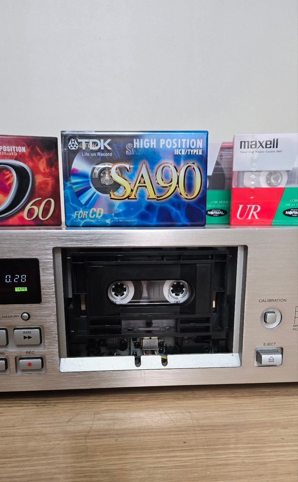 Sony TC-KB920S QS Stereo Cassette Deck met banden, Ophalen of Verzenden