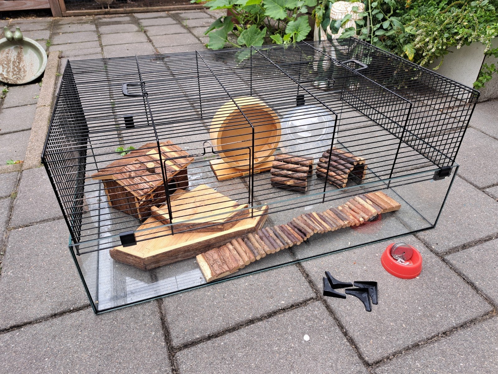 hamster kooi(en) en assecoires hamsterbal, Kooi, Gebruikt, Muis, Ophalen