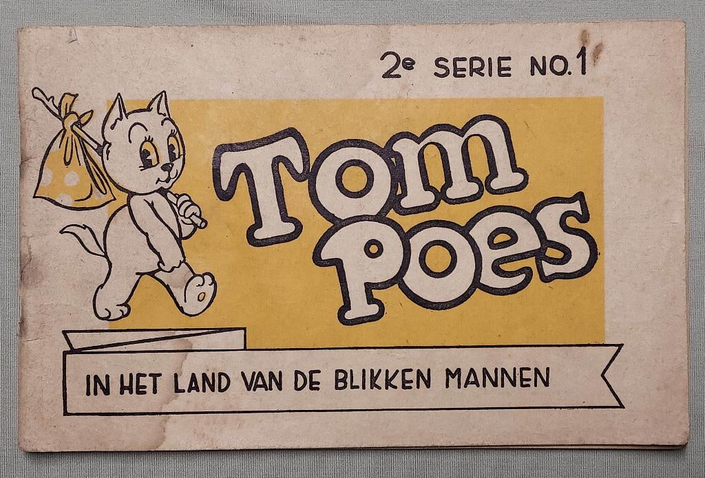 Oude stripboeken Tom Poes Miezelientje  F.A. Breysse  zwolle, Boeken, Gelezen, Diverse, Ophalen of Verzenden, Meerdere stripboeken