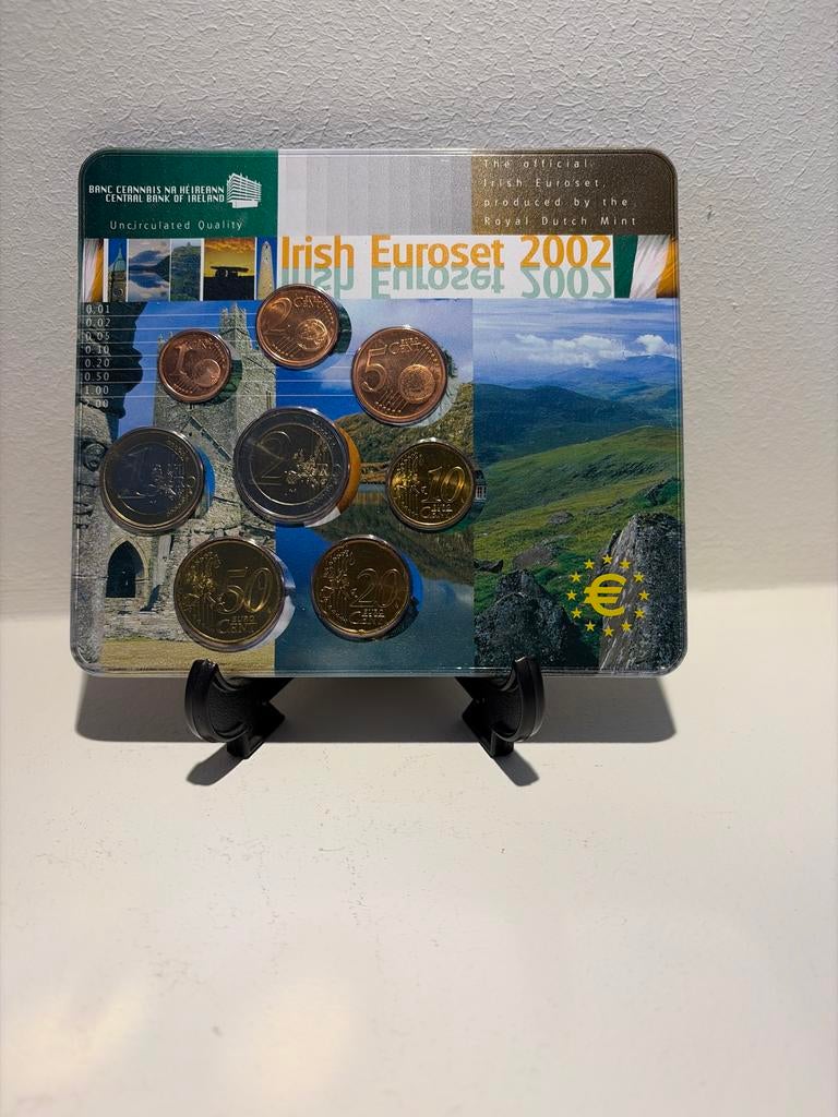 Ierse Euroset 2002 - Ongecirculeerde Kwaliteit, Verzenden, Ierland, Overige waardes, Setje