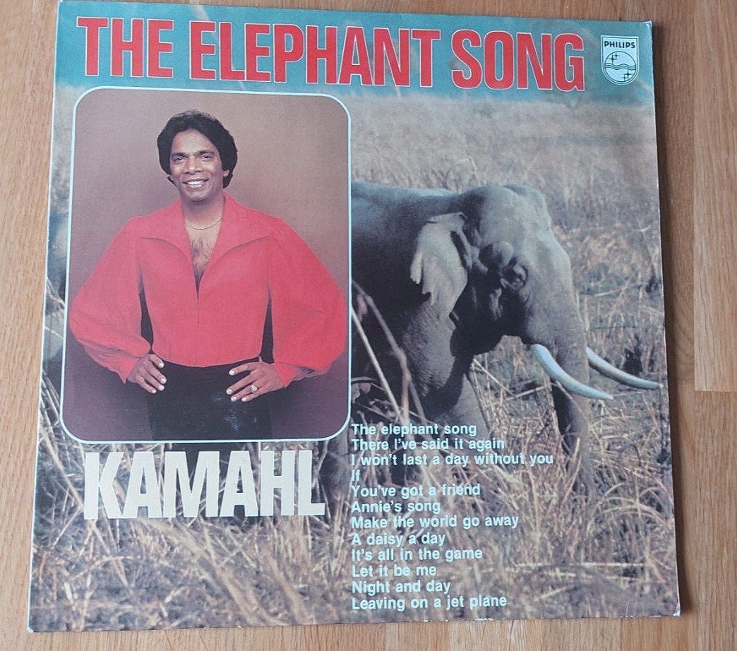 Kamahl - The Elephant Song LP (Philips, 1975), LP, Gebruikt, Pop, Ophalen of Verzenden