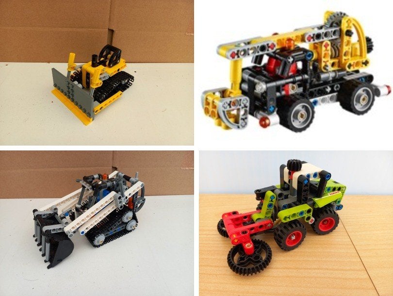 24. Lego Technic 4 sets, Gebruikt, Compleet, Lego, Ophalen of Verzenden