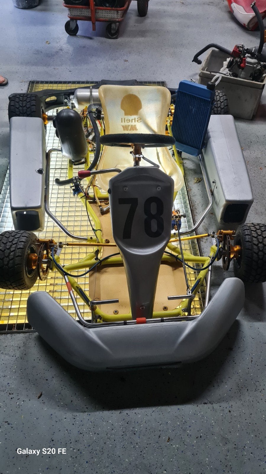 te koop Mike Wilson  kart met aprilia rotax motor histor, Ophalen, Gebruikt, Kart